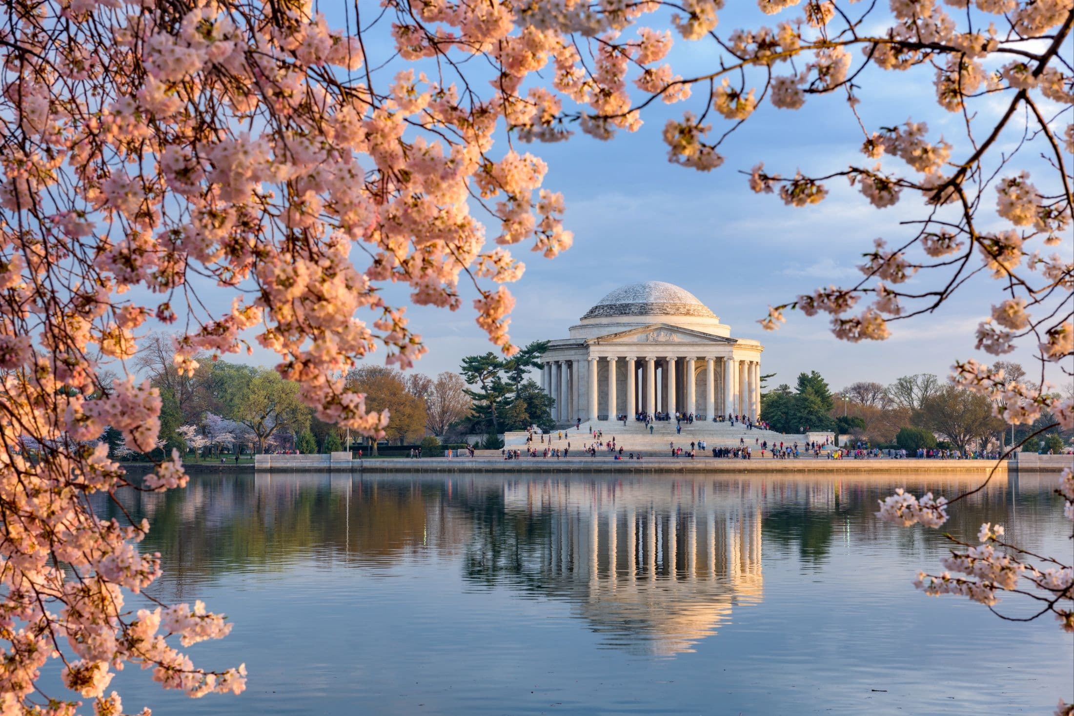 Thomas Jefferson Memorial at night